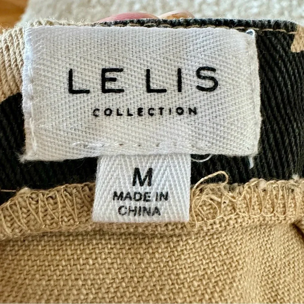 Le Lis Cow Print Denim Mini Skirt Tan Black Western‎ Country Concert NWT B19